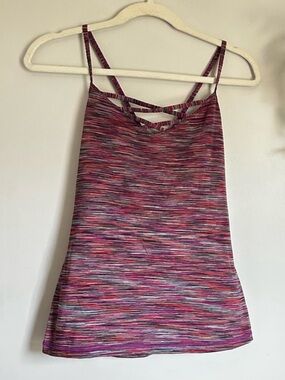 🩷FREE PEOPLE MOVEMENT STRAPPY MULTICOLOR YOGA PILATES TANK TOP SIZE EXTRA SMALL